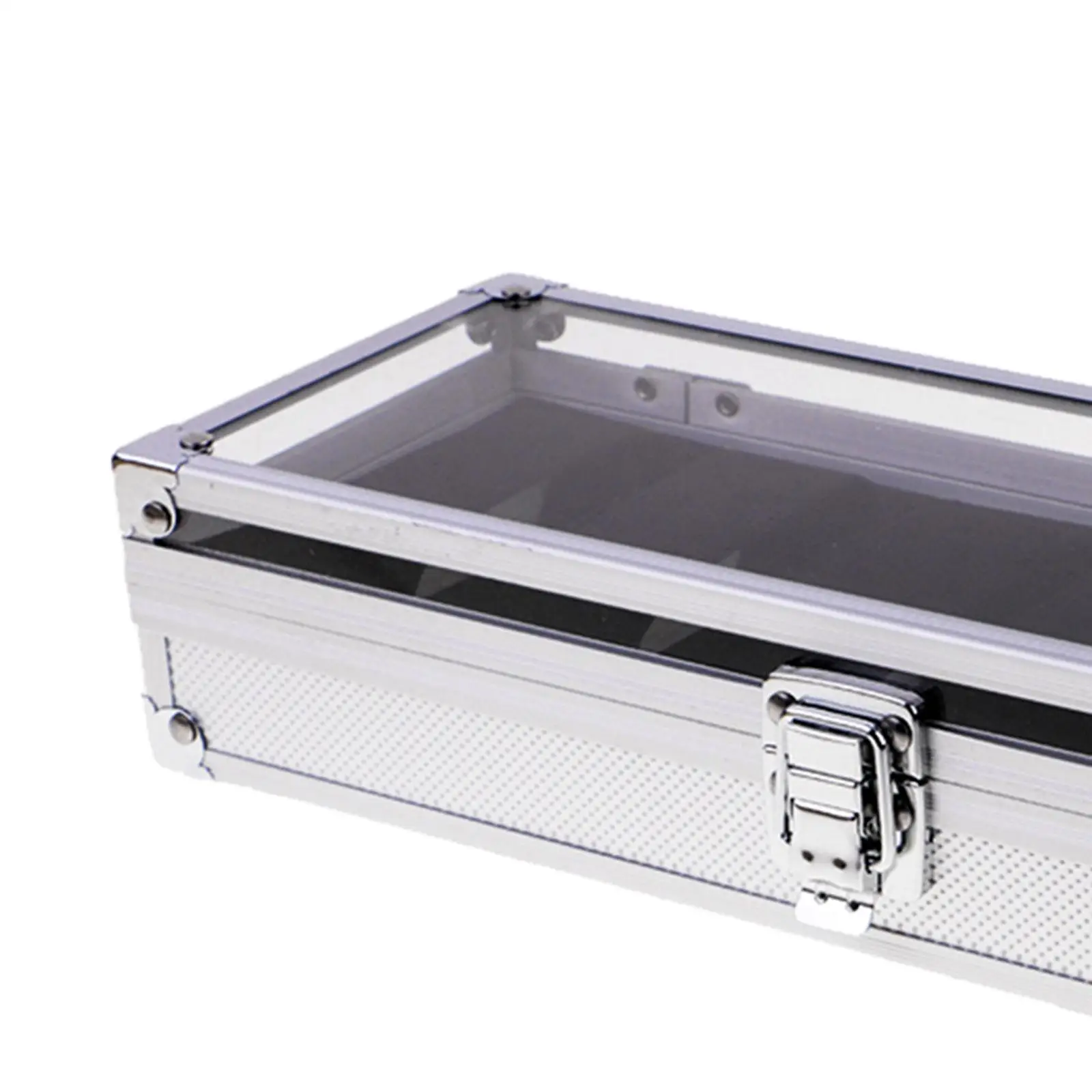 Watch Storage Box 6 Wide Slots Waterproof Elegant Men and Women Container Watches Jewelry Display Portable Jewelry Display Case