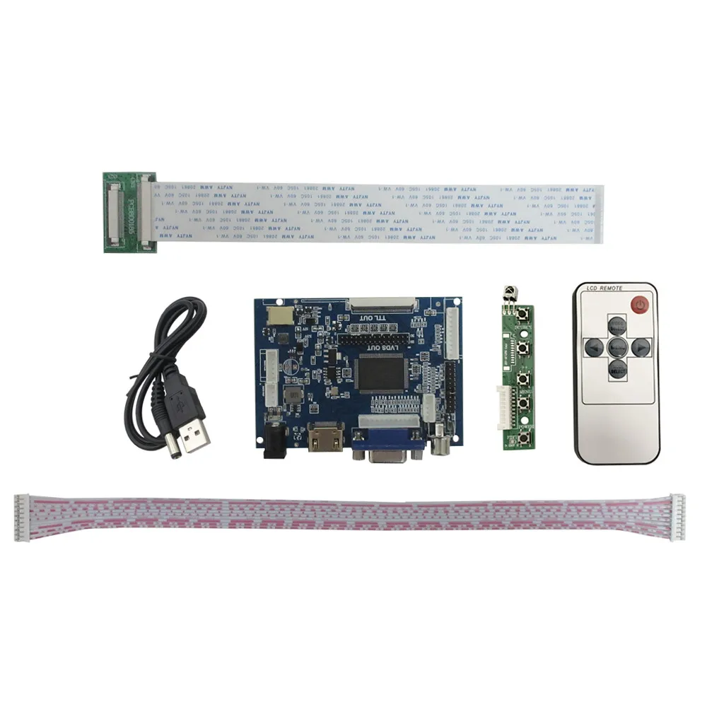   Ϳ ZJ080NA-08A LCD ÷ ȭ, HDMI ȣȯ VGA AV ̹ Ʈ  Ÿ ġ ũ, 8 ġ