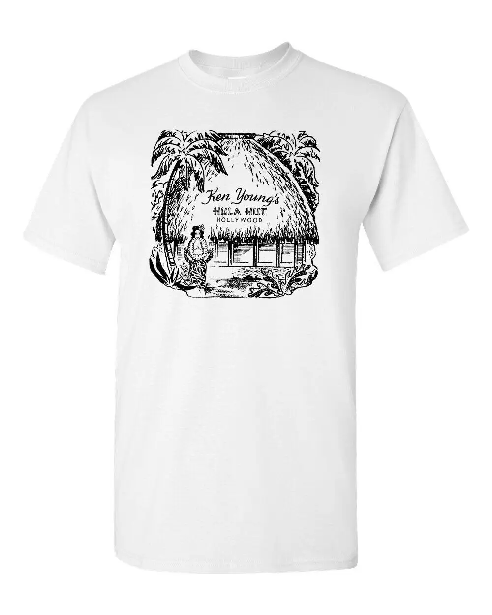 Retro Tiki Bar T Shirt Tee Rum Mug Ristorante Polinesiano Ken Youngs Hula Hut
