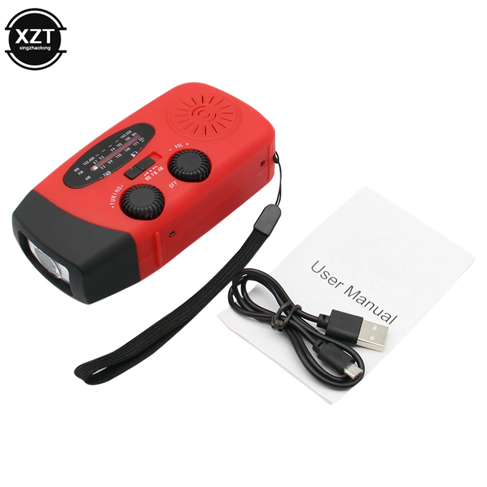 RadioportátilAM/FM/WB,generadordemanivelaSolar,iluminaciónLED,receptordeAudiomultifuncional,herramientasdeemergenciaparaexteriores-AliExpress44