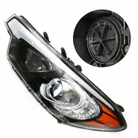 Headlight For 2014-2016 KIA Forte Forte Koup Forte5 Halogen Driver Left Side Front Lamp Chrome Passenger Side Headlight LH+RH 2