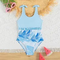 Girls Swimsuit Size 28 Girls 1 Piece Swimsuit Cute Swimwear Summer Floral Beach Sport Bathing Girl Swimsuit 10 1