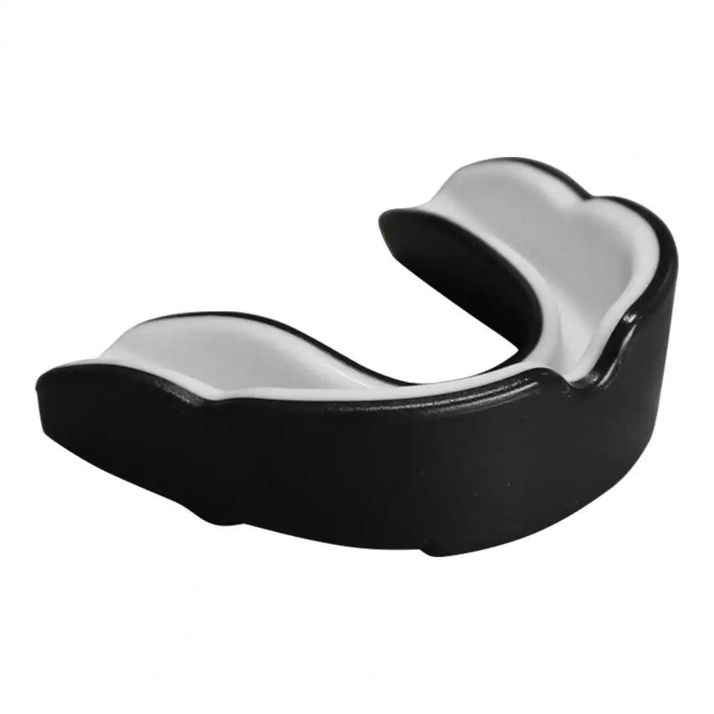 Sport Mouth Guard EVA Teeth Protector Mouth Protector Smooth Edge Shock Absorbing EVA Boxing Karate Sports Mouthguard for Adults