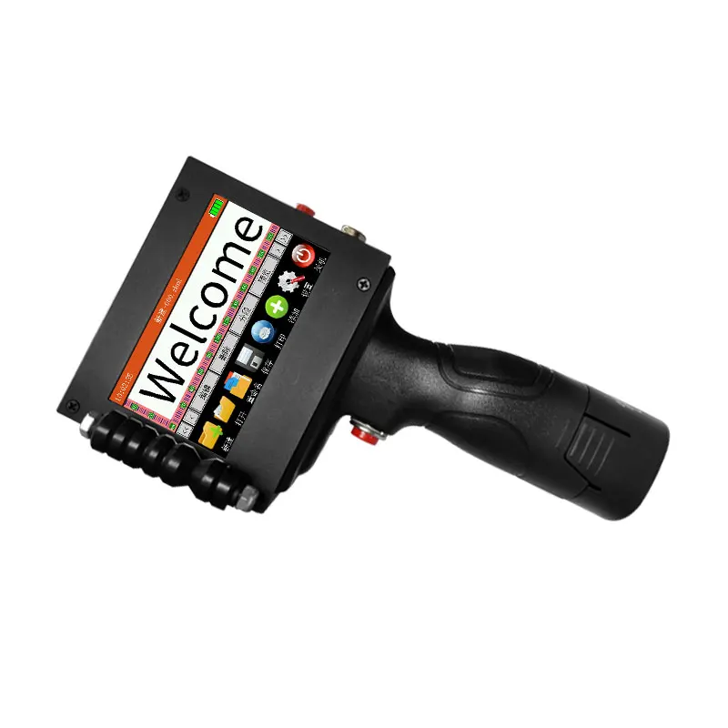 

50mm print height handheld inkjet code touch screen printer machine industrial portable hand jet printer