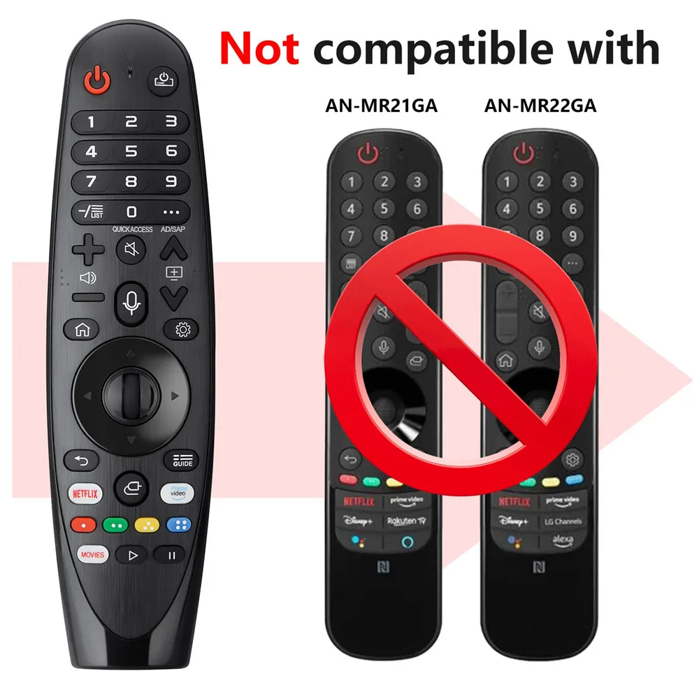 Mando a distancia universal LG Magic para LG Smart TV – LG Remote  Compatible con todos los modelos de LG Smart TV – 1 año de garantía  incluido – (sin