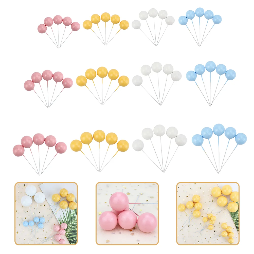 

Cake Ball Balls Topper Picks Decorations Decoratingpearl Shaped Insert Balloon Inserts