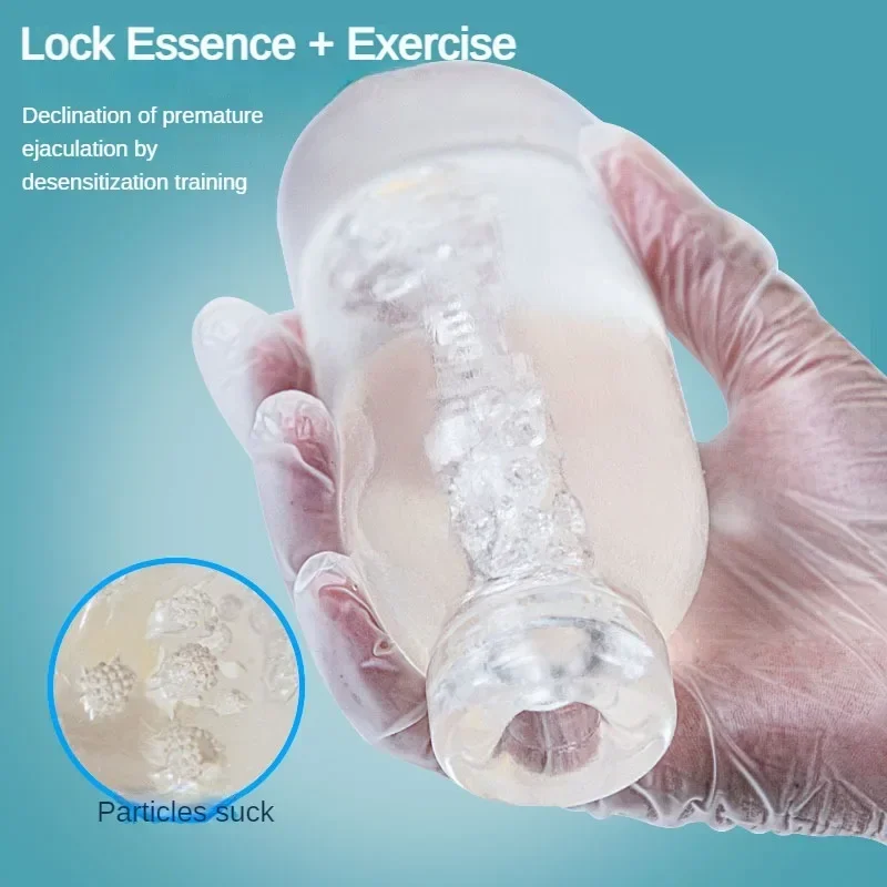 3 Size Mini Masturbator Cup Soft Transparent Vagina Penis Massage Male Endurance Exercise Portable Oral Sex Toys for Man male masturbator,male masturbator cup,male masturbation aid