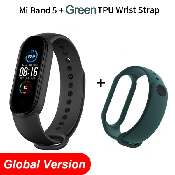 Xiaomi Mi Band 5 Smart Bracelet 1:1 large AMOLED Screen Heart Rate Fitness Traker Bluetooth 5.0 Sport Waterproof band 5 