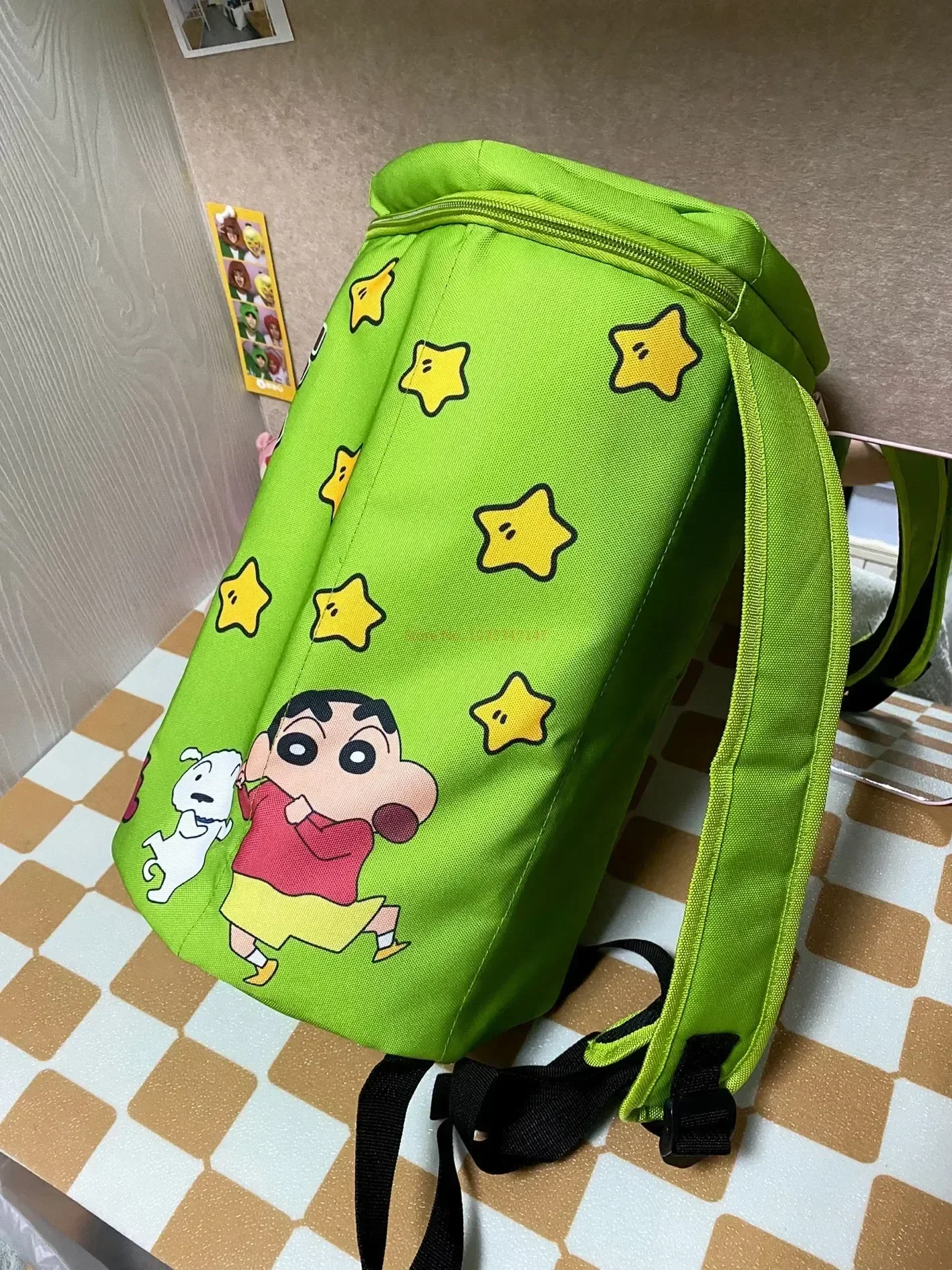 Kawaii Crayon Shin-chan Plüsch Tasche Cartoon Nette Rucksack Top Öffnung Zipper Schulter Tasche Anime Plüsch Coole Spielzeug Geburtstag geschenke – Detail 10