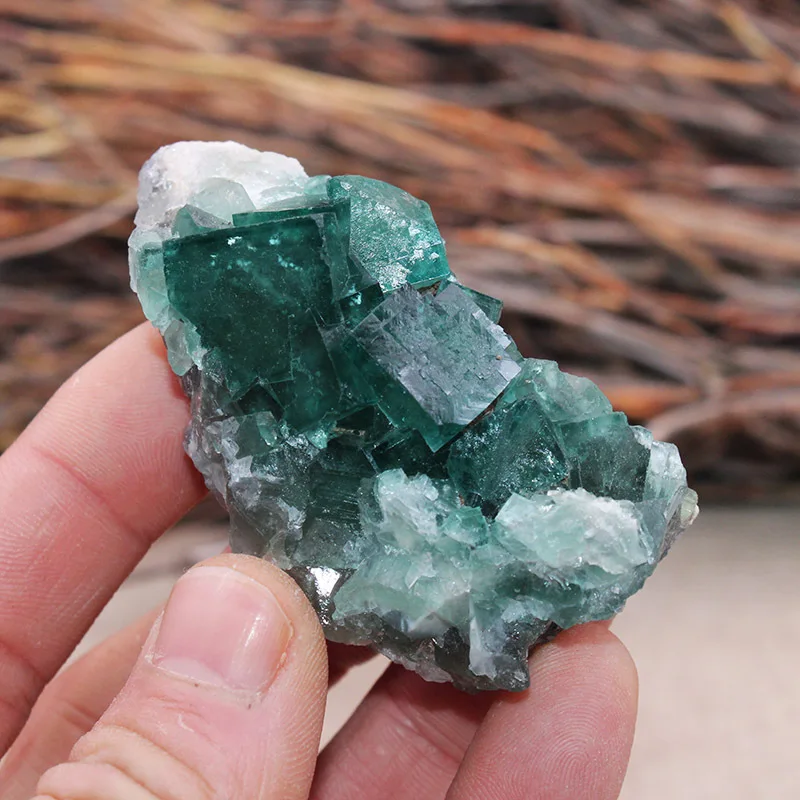 30-50G Fluorite Verde Naturale Grezzo Geode Cristallo Naturale Quarzo Pietra Geomantica Presagio Guarigione Pietra Minerale Rock Home Decor