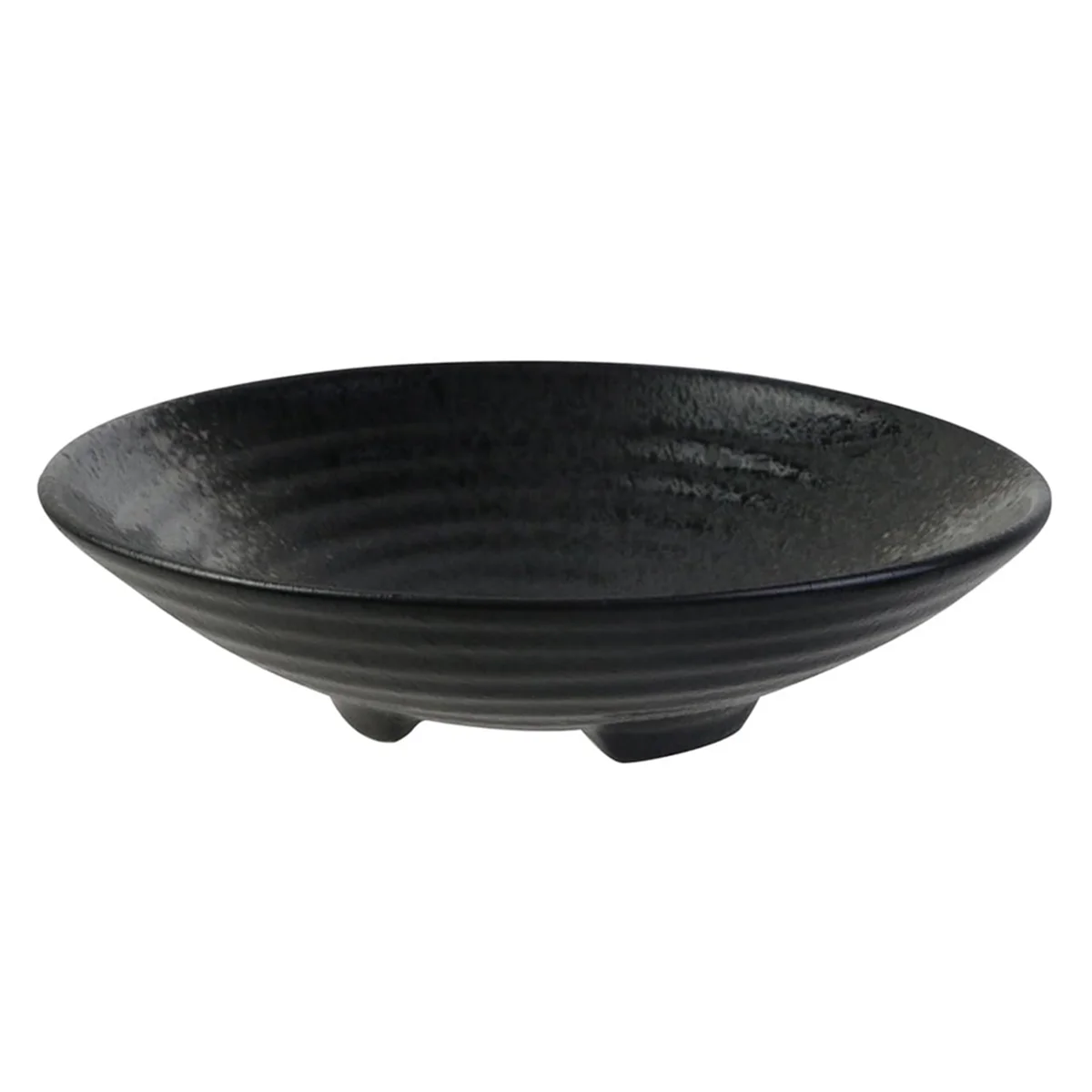 Ikebana Vase Kit, Ceramic Ikebana Bowl and Metal Flower Kenzan, with Needle Straightening Tool Black 6