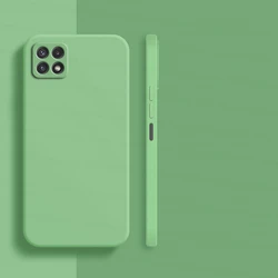 Shockproof Liquid Silicone Phone Case - For Samsung Galaxy A - Series (Green)