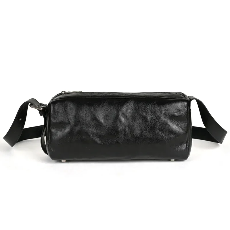 

Men's Bags Crossbody Bags Men Daily Bag Male Casual Bags Cow Genuine Leather Shoulder Bag Fashion Handphone Bag 30*13*12cm