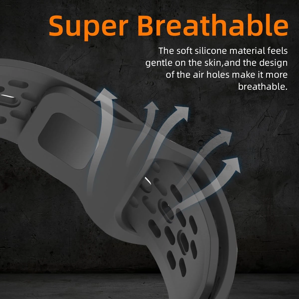 Silicone Breathable Sports Band Bracelet