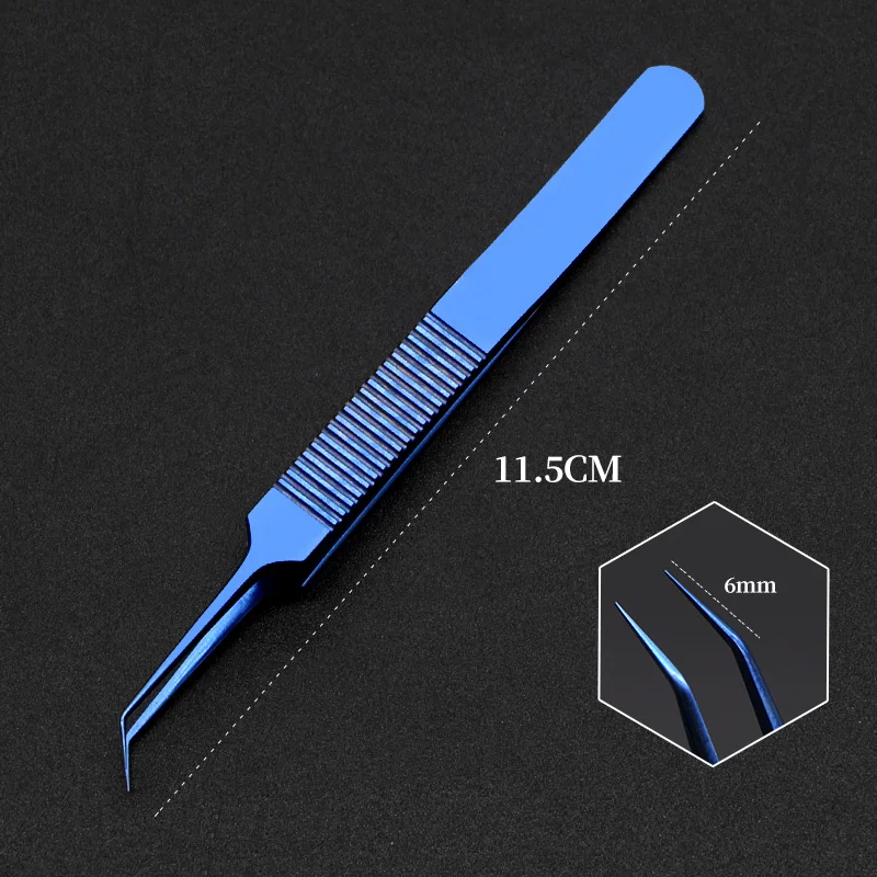 Fue Hair Transplant Tweezer Forceps Titanium Hair Transplant Implanter Tweezers 1PCS