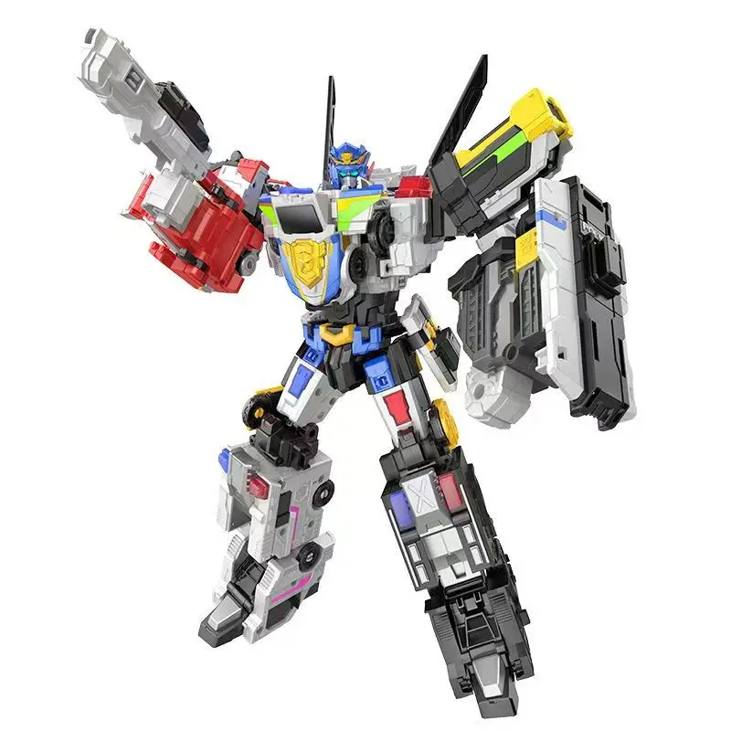 ミニフォースアクションフィギュア,5 in 1変形ロボットモデル