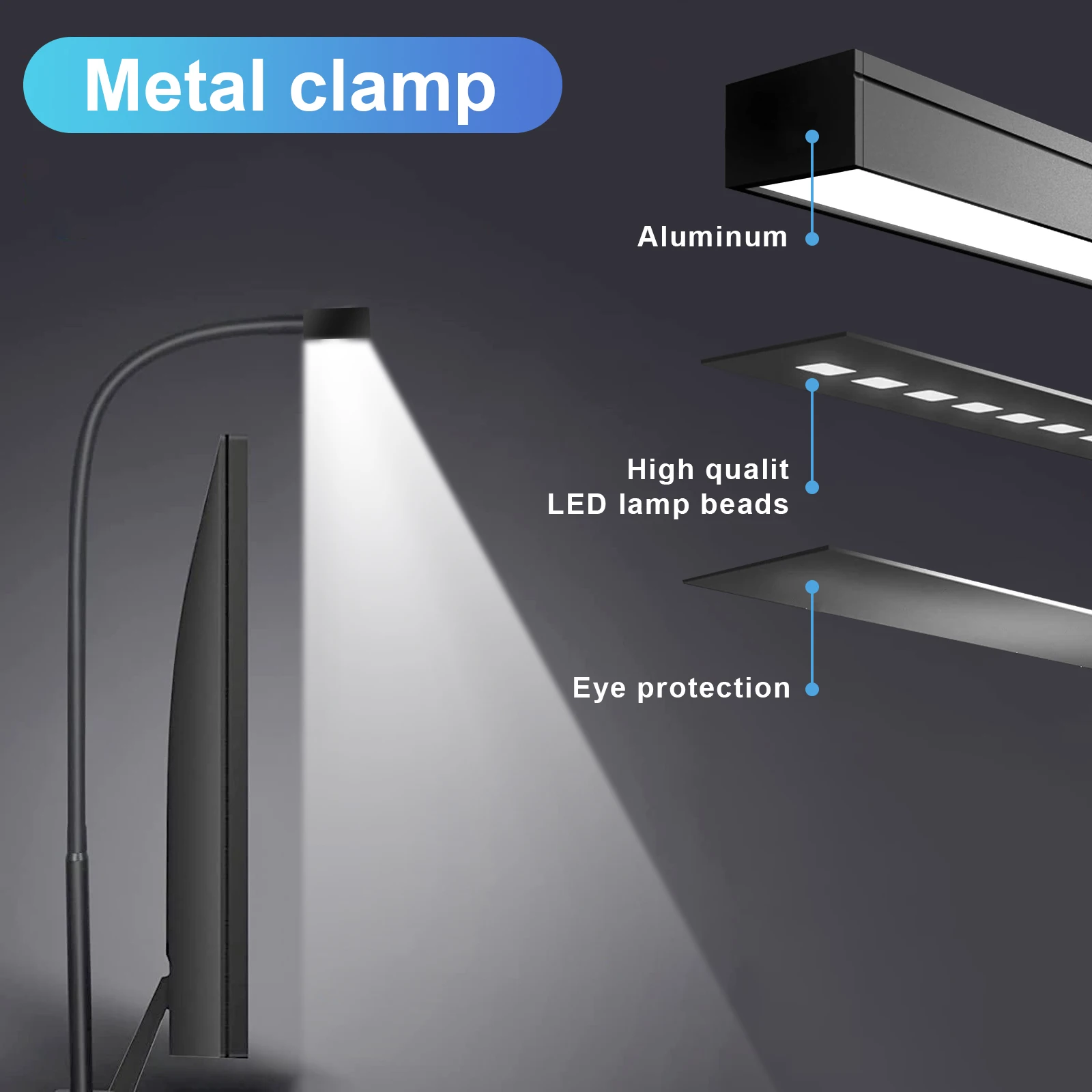   LED å , Ŭ   ȣ ̺ ,  繫 å ,  Ŭ Ʈ, 12W, 40cm