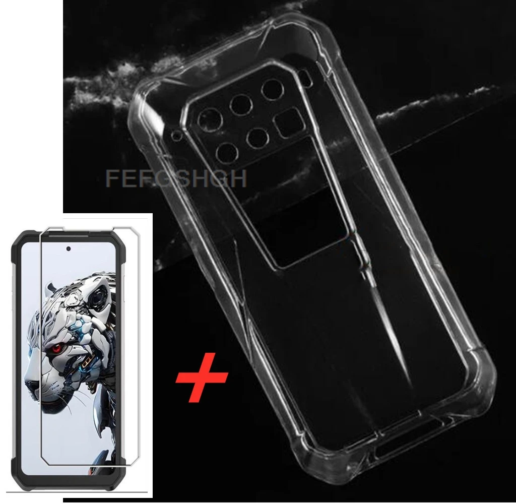 Vetro Protettivo Per Unihertz 8849 Tank 3 Pro 6.79 "Custodia In Silicone Trasparente Per Unihertz 8849 Tank 3 Vetro Temperato