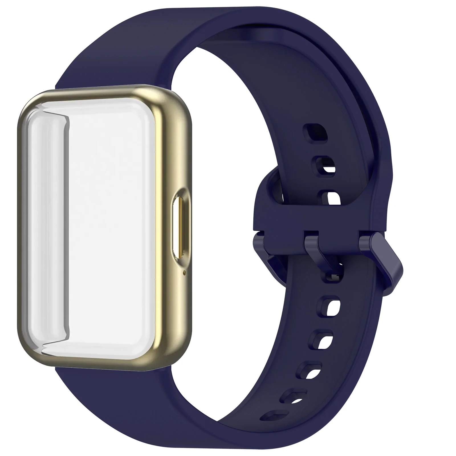Silicone Strap and Protective Case Kit for Fitness Band Accessories