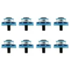 8Pcs Hard Drive Mounting Screws Isolation Grommet Mute Mounting Screws for HP 2.5 Inch HDD 1