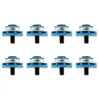 8Pcs Hard Drive Mounting Screws Isolation Grommet Mute Mounting Screws for HP 2.5 Inch HDD 1