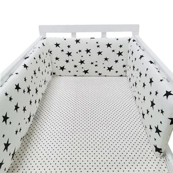 Paraurti per culla Chichonera Protezione per lettino Infantile Coon Letto per bambini Surround Barriere Neonati intorno Cuscino Treccia Cunas Para