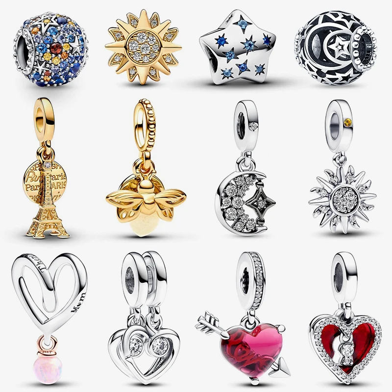Charm Bead Jewelry 925 Sterling Silver For Pandach Original Bracelets Women