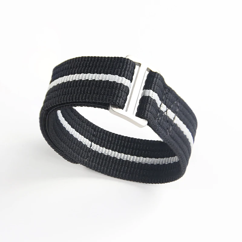 Premium Washable Nylon Nato Loop Strap – Sporty & Comfortable Watchband Bracelet