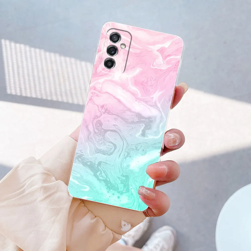 Luxury Marble Transparent Shockproof Phone Case with Back Bumper