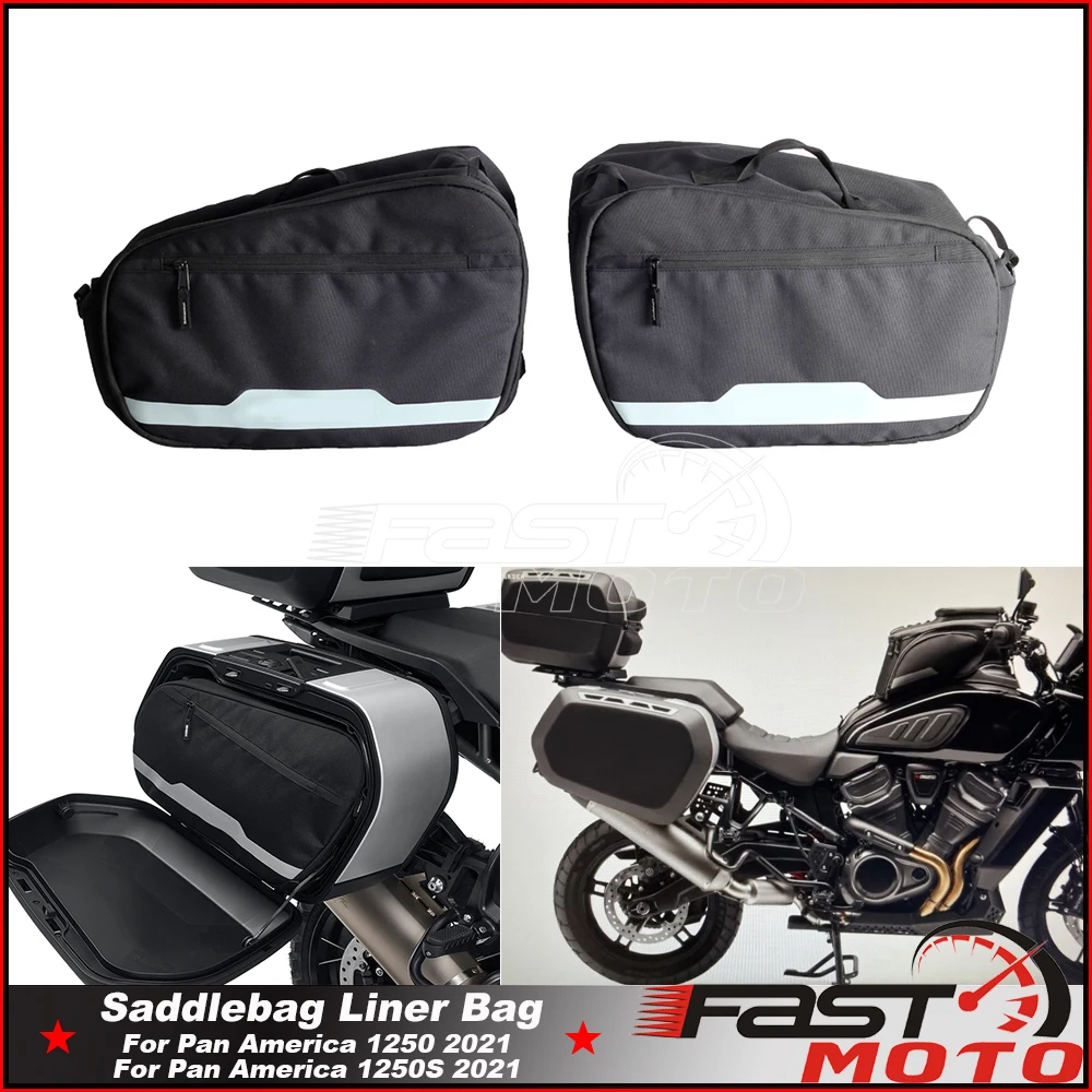 

Touring Motorcycle Rear Luggage Box Liner Side Tail Case Inner Bag Carpet Lining For Harley Pan America 1250 RA1250 RA1250S 21+