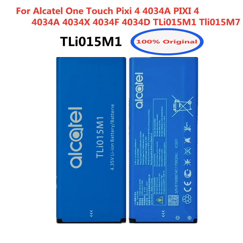 Nuova Batteria Del Telefono Cellulare Tli015M1 Tli015M7 Per Alcatel One Touch Pixi 4 4034A Pixi 4 4034A 4034X 4034F 4034D Batteria Di Ricambio