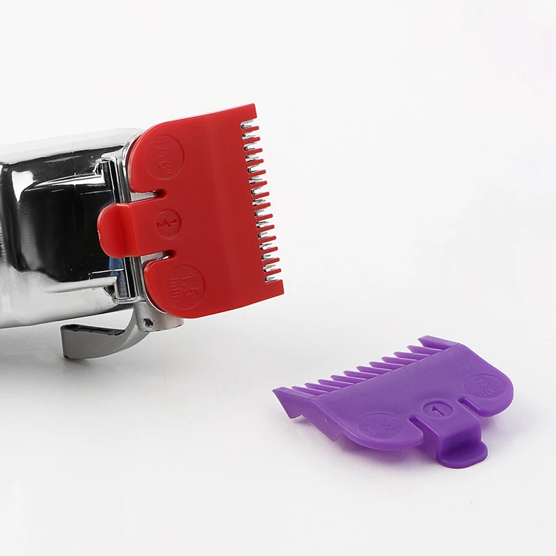 1.5/3/4.5mm Color Limit Combs Barbershop Cutting Guide Comb Plastic Hair Clipper Guards Attachment for Universal Hair Clipper