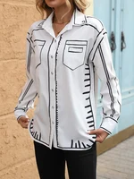New Spring Women’s Blouse for a Chic Look Fashion printed office ladies shirts tops blusa mujer