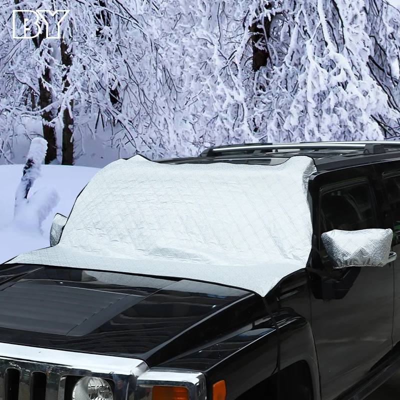 

Car Front Windshield Cover For Hummer H3 2005-2009 Auto Sunshade Snow Ice Protection Cover Winter Summer Windshield Shield