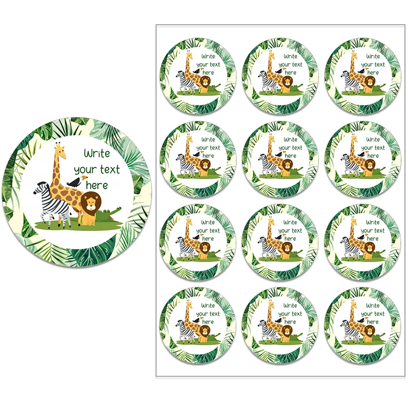 custom-label-sticker-jungle-theme-stickers-baby-shower-party-diy-decor-wedding-aliexpress