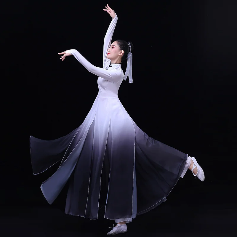 

Classical dance performance clothes for women Modern dance Chinese geomancy ink Han suit opening dance big swing skirt dance