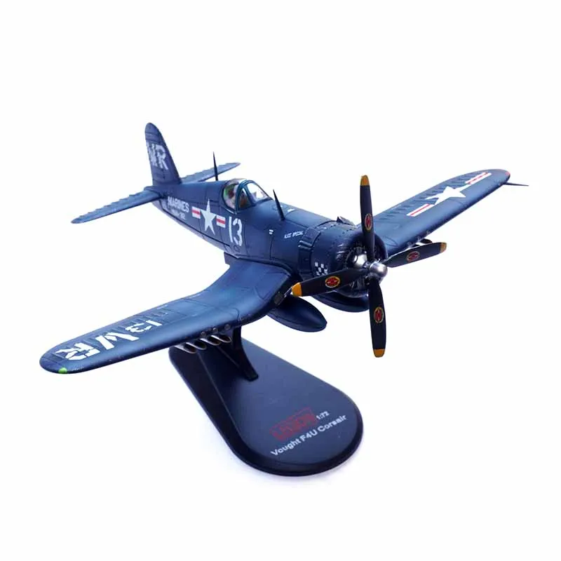 1/72 US  F4U-4 Corsair Fighter Marine Corps WR13 Ace Aircraft Metal Military Plane Diecast Model Toy Children Collection or Gift