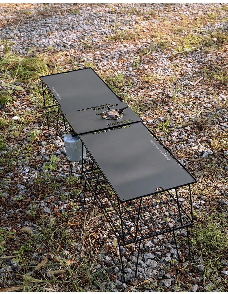CAMPINGMOON Outdoor Camping KR-12 ITG Herd Halbeinheitsplatine Kochen im Freien Tragbare Modulkombination Mehrzweck-Einheitsplatine – Detail 10