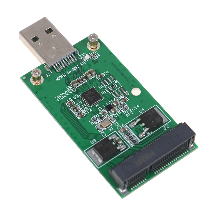 

1 шт., внешний конвейер Mini USB 3,0 на PCIE mSATA SSD PCBA