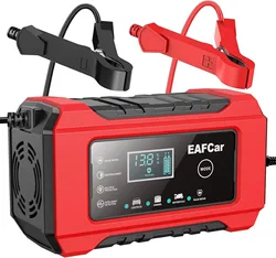 Smart Fully Automatic 12V 6A Car Battery Charger (US Plus charger)