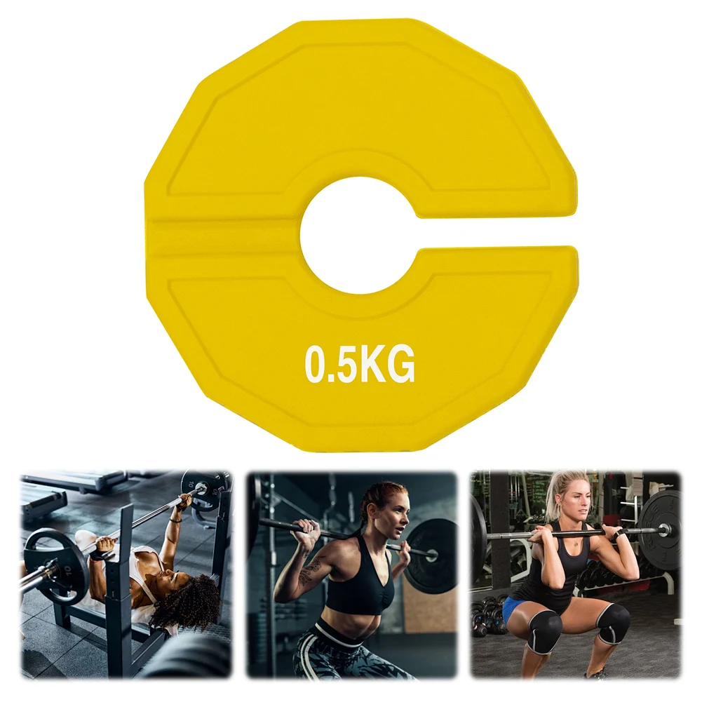 Steel Insert Weight Plates Non Slip Standard Weight Plates Multi-Function Barbell Free Plate Set Barbell Squat 2Pcs