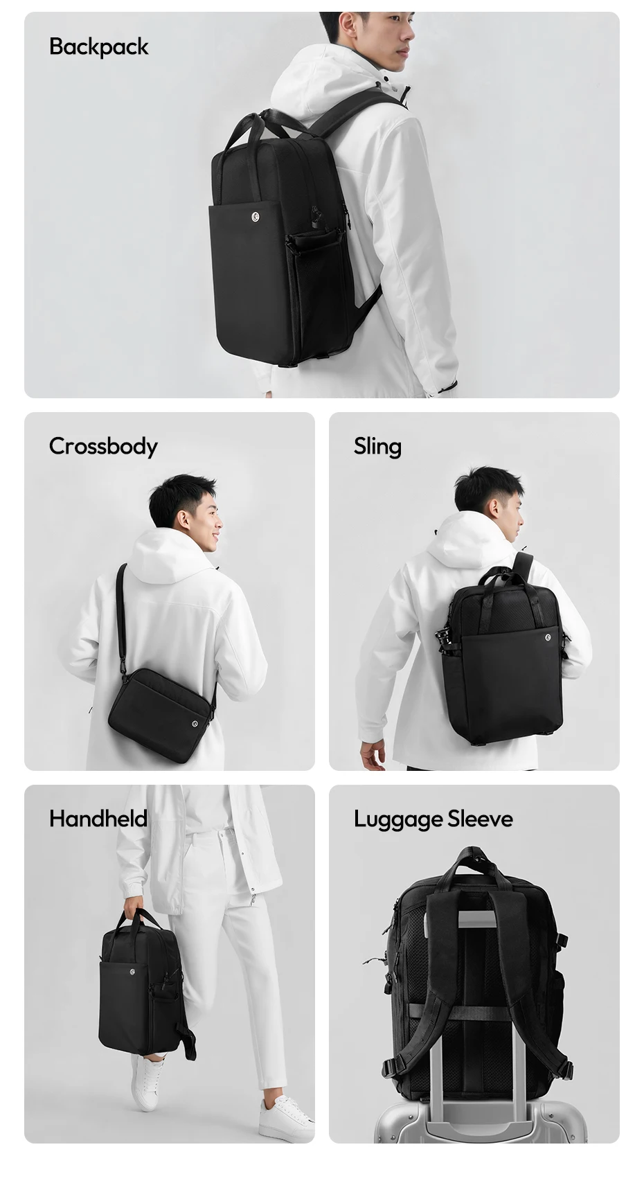 Lightweight Travel Backpack 20L Storage Bag for Camera Fill Light Laptop with Bu