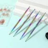 Unlock your creative potential with this versatile Nail and Clay Art Dotting Tools Set - Perfect for DIY Manicures and Sculpture 1
