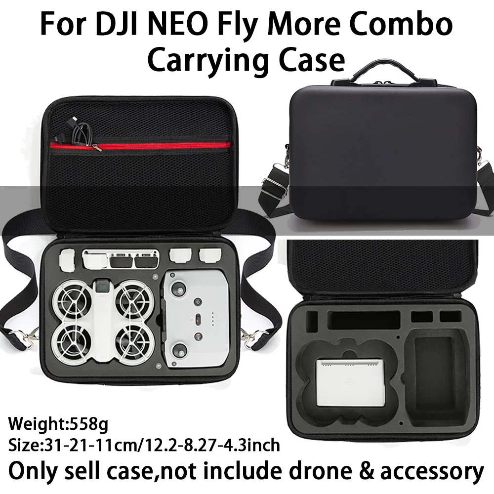 Carrying Case For DJI Neo Hard Shell Shockproof Case High-Capacity Storage Bag Travel Portable Bag For DJI Neo Drone Accessories