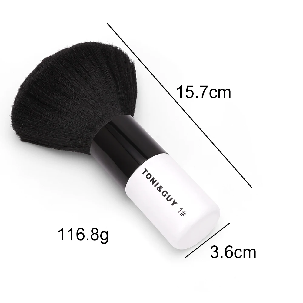 Black Soft Neck and Face Duster Brush for Barber and Salon Styling