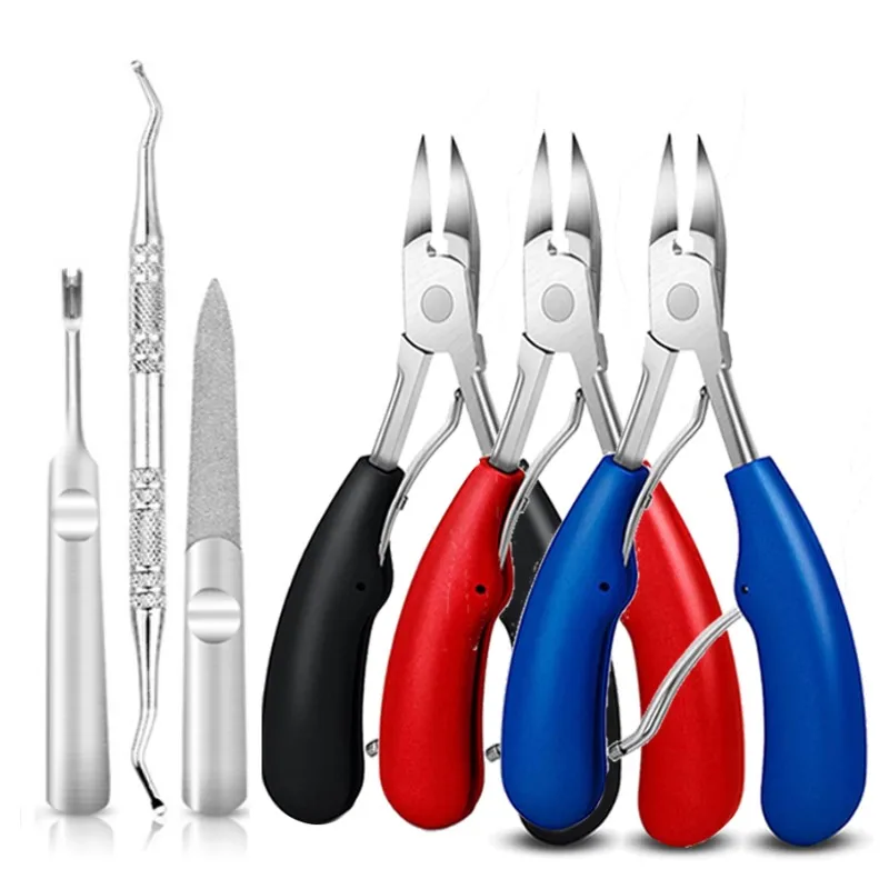 

Toe Nail Clippers Nail Correction Thick Nails Ingrown Toenails Nippers Cutters Dead Skin Dirt Remover Pedicure Care Tool 2022