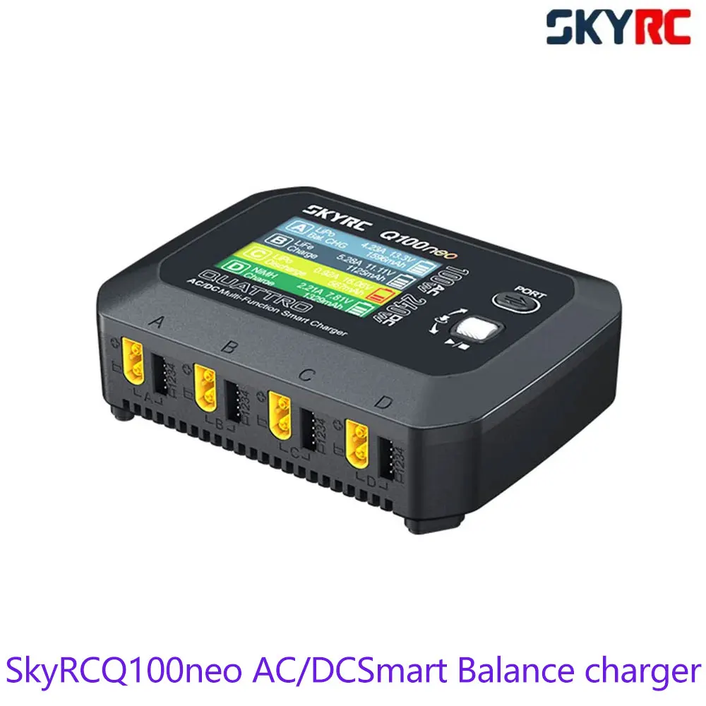 SkyRC Q100neo Chargeur 4 Canaux 600mA Équilibrage pour Drone RC