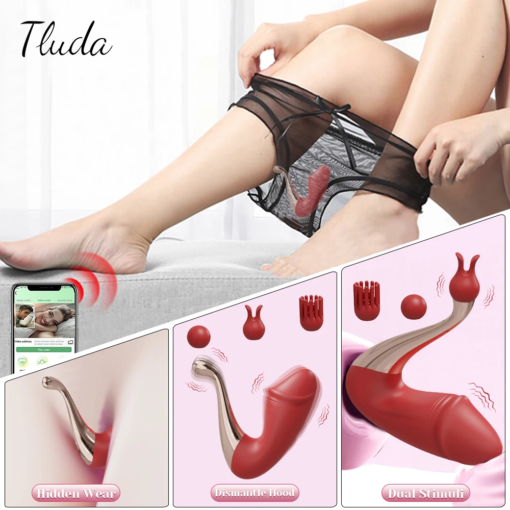 2024g-Punkt Vibrator Sexspielzeug für Frauen Kitzler Klitoris Stimulator Bluetooth App Fernbedienung tragbare vibrierende Liebe Ei Spielzeug 1