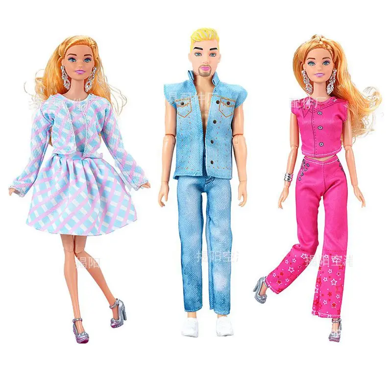 Boneca Acessórios para Barbie Ken, Kawaii Itens, Roupas de Moda para Homem  e Mulher, Brinquedos Infantis, Amante Desgaste, Jogo Infantil DIY, Novo,  Frete Grátis - AliExpress