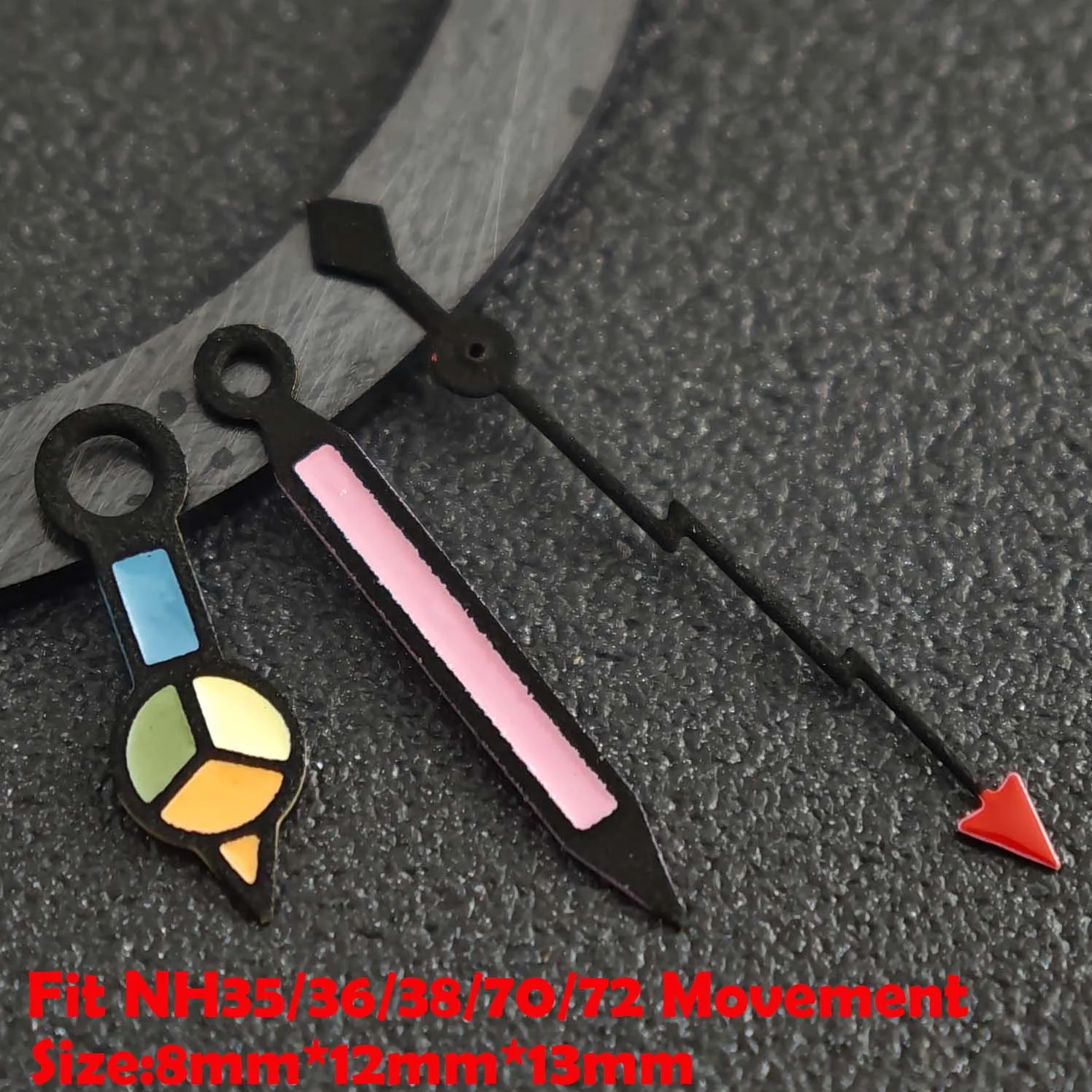 Luminous Green/Blue-Green Watch Hands - Premium Replacement Parts